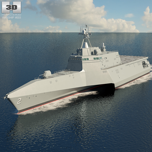 USS Independence Modello 3D