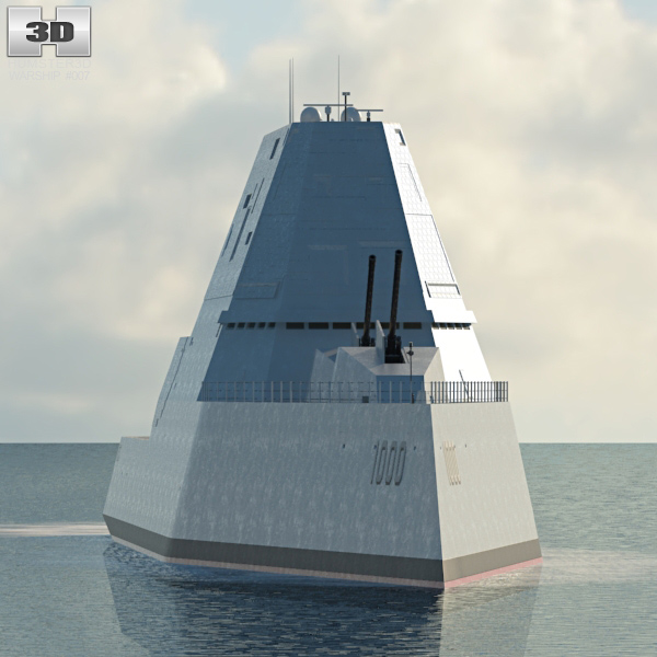 Uss Zumwalt 3d Model Ship On Hum3d