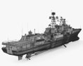 Великий протичовновий корабель проекту 1155 3D модель