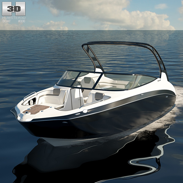 Yamaha 242 Limited S Jet Boat 3D model