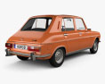 Simca 1100 1974 3D 모델  back view