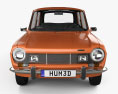 Simca 1100 1974 3D 모델  front view