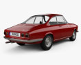 Simca 1200 S coupe 1969 3d model back view