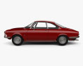 Simca 1200 S coupe 1969 3d model side view