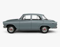 Simca Aronde P60 Elysee 1958 3Dモデル side view