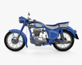 Simson AWO 425 Sport 1961 3d model side view