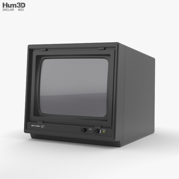 Sinclair QL Vision Monitor Modèle 3D