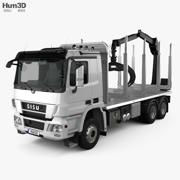 Sisu Polar Logging Truck 2015 3D-Modell