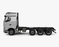 Sisu Polar Chassis Truck 4-axle 2017 3d model side view