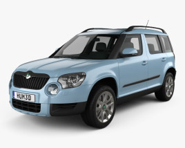Skoda Yeti 2010 3D model