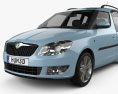 Skoda Roomster 2011 Modelo 3d