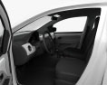Skoda Citigo 5-door with HQ interior 2015 3d model seats