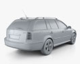 Skoda Octavia Tour Combi 2011 3d model