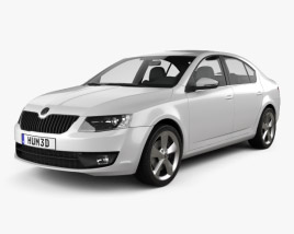 3D model of Skoda Octavia 2016
