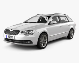 Skoda Superb Combi 2016 3D model