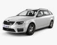 Skoda Octavia RS Combi 2016 3d model