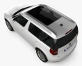 Skoda Yeti 2016 3d model top view