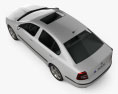 Skoda Octavia liftback 2013 3d model top view