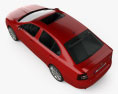 Skoda Octavia RS liftback 2013 3d model top view