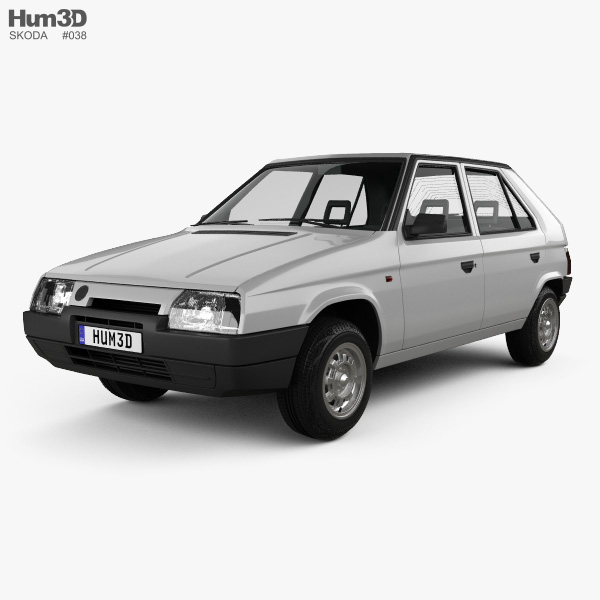 Skoda Favorit 1995 3D model