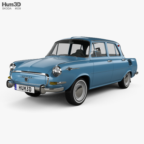 Skoda 1000 MB 1964 3D model