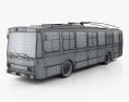 Skoda 14Tr Trolleybus 1982 3D 모델  wire render