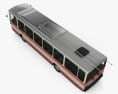 Skoda 14Tr Trolleybus 1982 3D 모델  top view