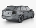 Skoda Fabia Combi 2018 3d model