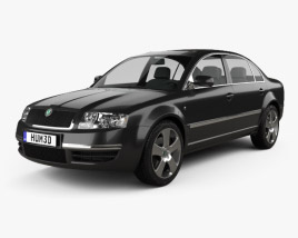 Skoda Superb 2006 3D model