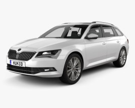 Skoda Superb Combi 2019 3D model