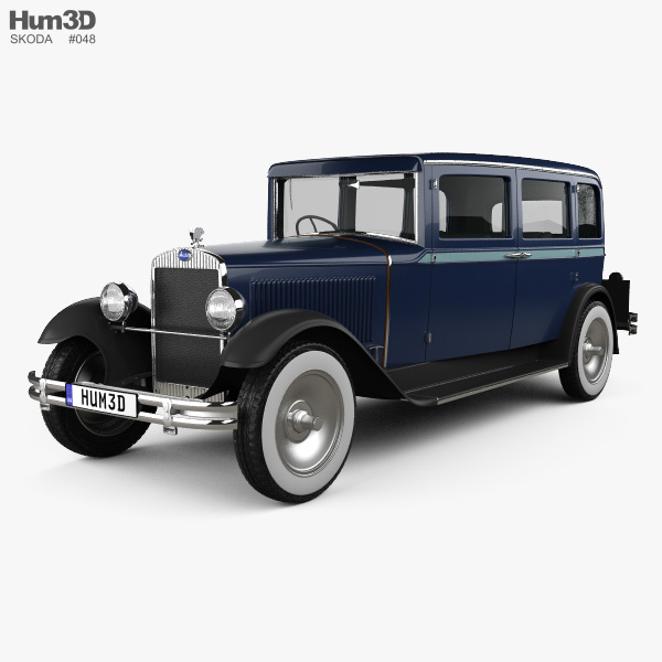 Skoda 645 Limousine 1930 Modello 3D