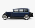 Skoda 645 Limousine 1930 3d model side view