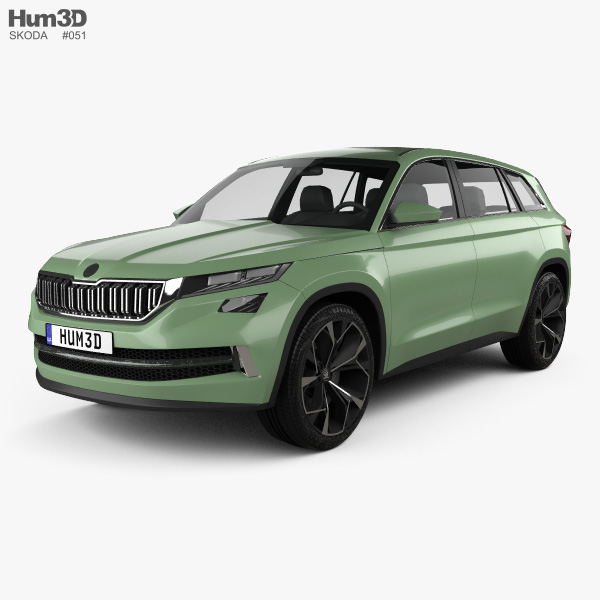 Skoda VisionS 2017 3D model