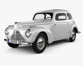 Skoda 1101 (Type 938) Tudor 1946 3D model
