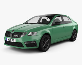 Skoda Octavia RS liftback 2020 3D model