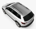 Skoda Karoq 2018 3d model top view