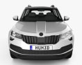 Skoda Karoq 2018 3d model front view