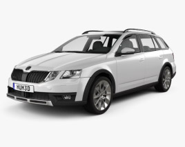 Skoda Octavia Scout 2020 3D model