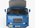 Skoda 706 RT Flatbed Truck 1957 3d model front view
