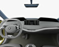 Skoda Vision E with HQ interior 2017 3d model dashboard