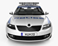 Skoda Octavia Police Greece liftback 2018 3d model front view