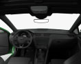 Skoda Octavia RS liftback com interior 2017 Modelo 3d dashboard