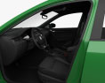 Skoda Octavia RS liftback com interior 2017 Modelo 3d assentos