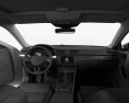 Skoda Superb liftback with HQ interior 2019 3d model dashboard