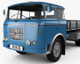 Skoda Liaz 706 RT Flatbed Truck 1957 3d model