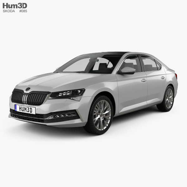 Skoda Superb liftback 2022 Modelo 3d