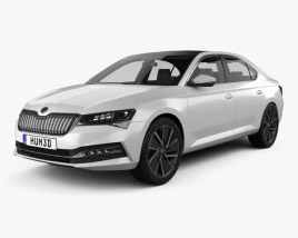Skoda Superb iV liftback 2022 3D model