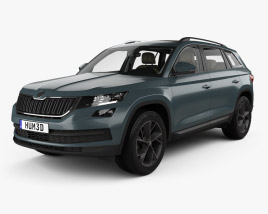 Skoda Kodiaq with HQ interior 2020 3D model
