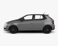 Skoda Fabia Monte Carlo hatchback 2022 3d model side view