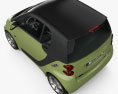 Smart Fortwo 2012 3d model top view